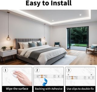 iNextStation tira led flessibile bianca