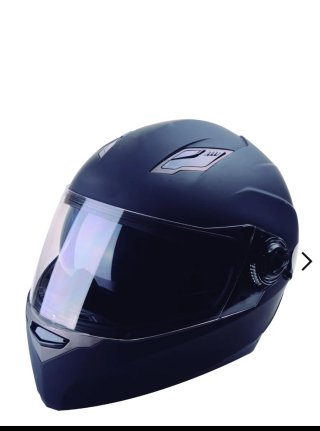 Casco Moto Integral Talla L Negro Mate