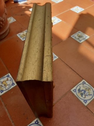 antiguo cuadro oleo sobre tabla Sagrado CORAZON