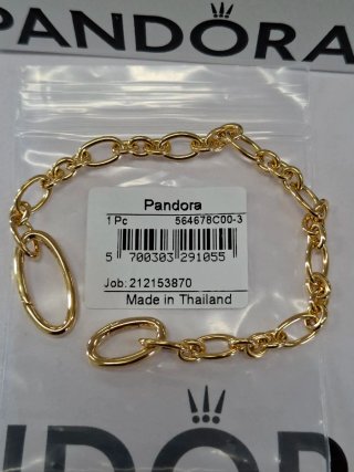 Bracciale Pandora Maglie Ovali Oro 564678C00-3 ZYQ