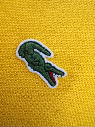 Polo Lacoste Amarillo Talla L 100% original