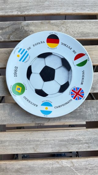 Piatti Mondiali Calcio Spagna 1982 Vintage
