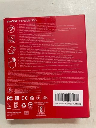 SanDisk SSD Portátil 1TB