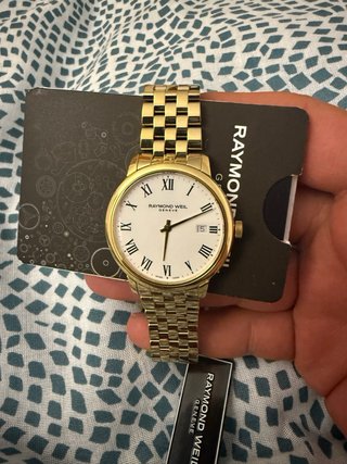 Reloj Raymond Weil Dorado y Blanco