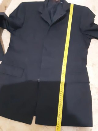 Chaqueta Zara Man XXL negra, forro raso, muy nueva