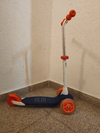 Patinete infantil 3 ruedas con luz