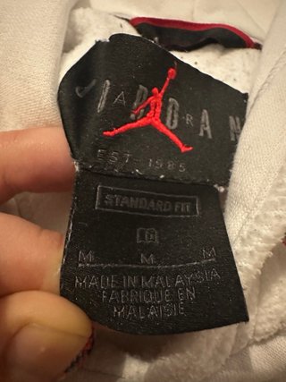 Sudadera Nike Jordan Talla M Blanca