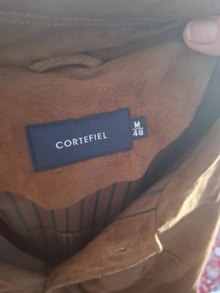 Chaqueta Cortefiel Ante Caballero Talla L