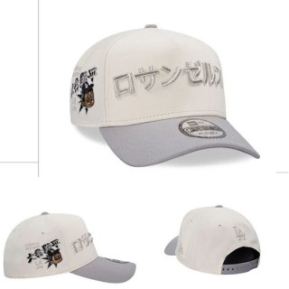 Gorra New Era Othani Gris y Blanca