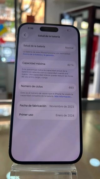 iPhone 15 Pro Azul Marino 128GB