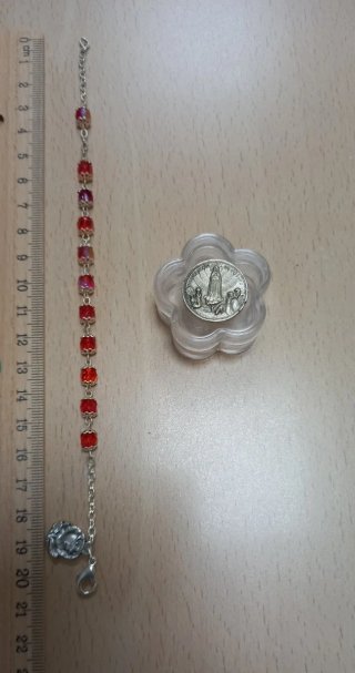 Pulsera Rosario Virgen Fátima