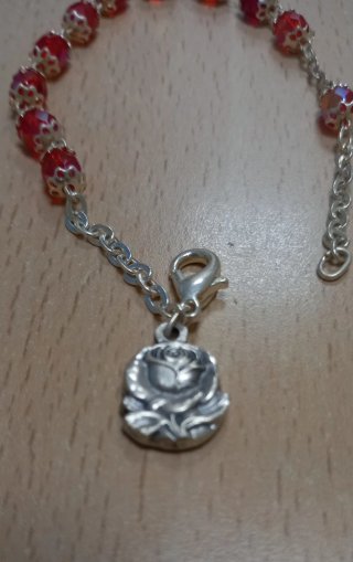 Pulsera Rosario Virgen Fátima