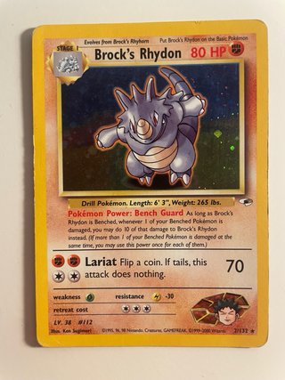 Cartas pokemon antiguas