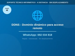 DDNS - Dominio dinámico para acceso remoto