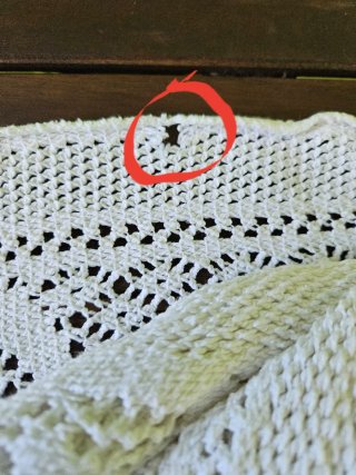 Colcha individual de encaje blanco