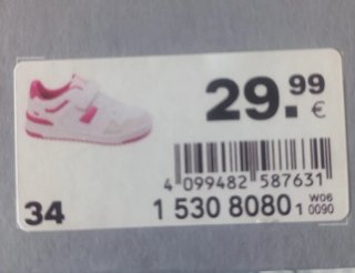 Deportivas VTY Talla 34 Blancas y Rosas