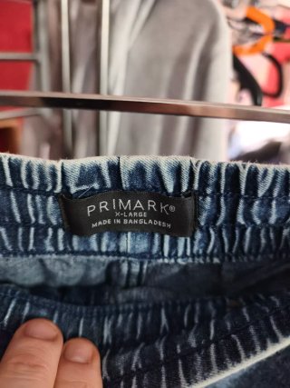 Pantalón corto efecto vaquero Primark XL