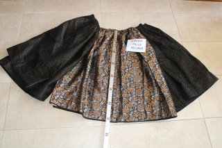 Falda para traje regional o disfraz estampada