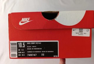 Zapatillas Nike Negras y Blancas