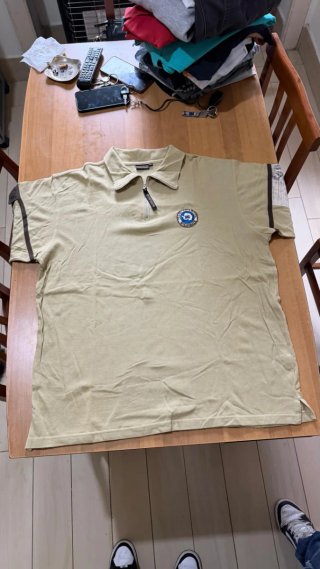 Polo Napapijri Beige Mezza Zip XL