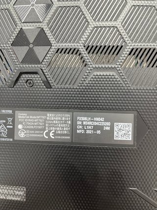 ASUS TUF Gaming  FX506LH#22520D