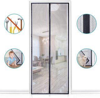 Mosquitera magnética puerta cierre automático