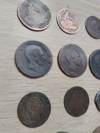 Lote Monedas Antiguas Varias