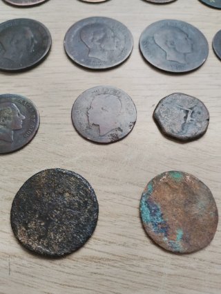 Lote Monedas Antiguas Varias