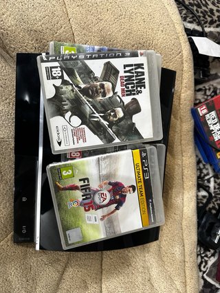 PS3 Fat Averiada + 4 Juegos