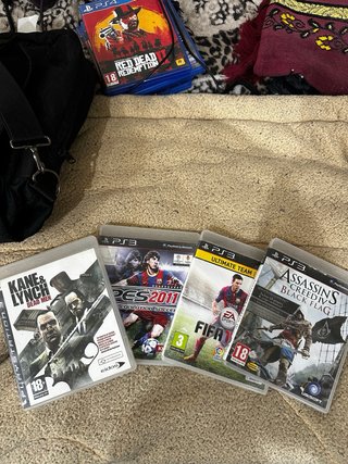 PS3 Fat Averiada + 4 Juegos