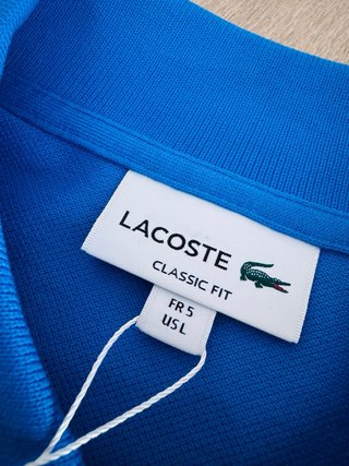 Polo Lacoste Azul con Cocodrilo 100% original