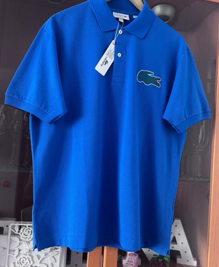 Polo Lacoste Azul con Cocodrilo 100% original
