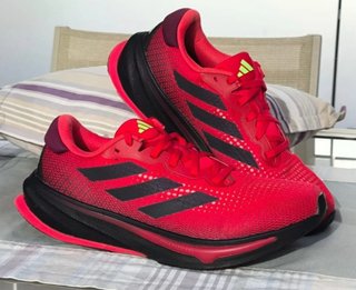 Zapatillas Adidas Running Rojas Negras