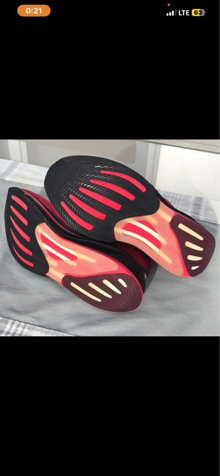 Zapatillas Adidas Running Rojas Negras