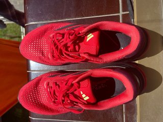 Zapatillas Adidas Running Rojas Negras