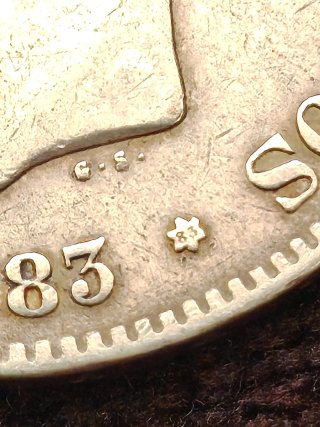 Moneda plata. 5 Pesetas Alfonso XII 1883
