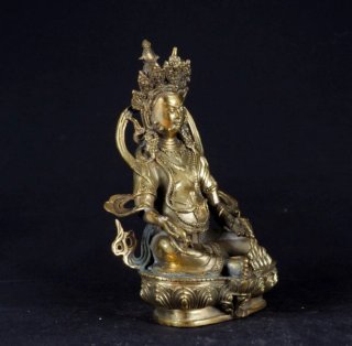 Estatua Bronce Tibetana Dios Jambhala