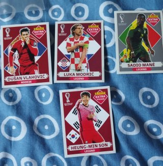 Cromos Extra sticker Mundial 2022 Panini