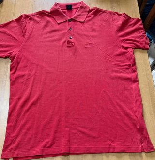 Polo Hugo Boss Rosso Uomo Taglia M