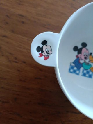 Cuenco infantil Mickey y Pluto