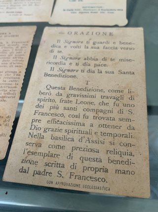 Santini religiosi fine '800 primi '900