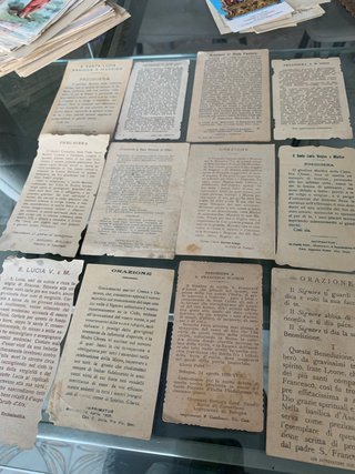 Santini religiosi fine '800 primi '900