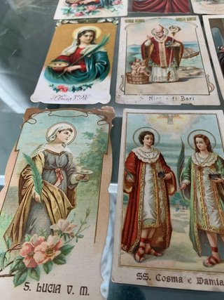 Santini religiosi fine '800 primi '900