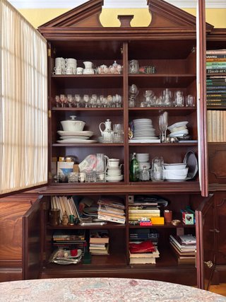 Mueble Librería Vitrina Clásica Madera