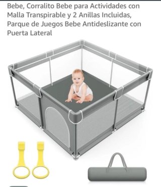 Corralito Bebe con Malla Transpirable