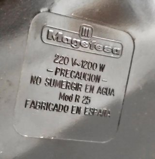 Freidora Eléctrica Vintage Magfesa