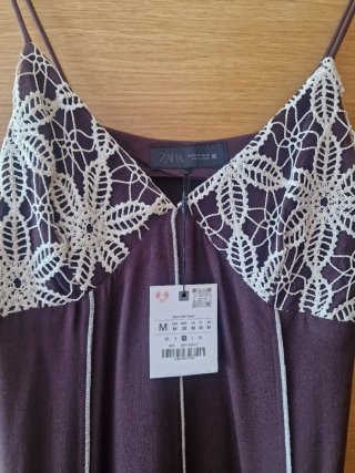 Vestido Zara Midi