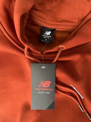 Sudadera New Balance Naranja Talla S