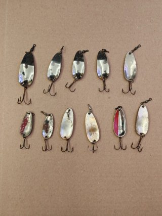 11 pezzi cucchiaini da pesca Ardito misti