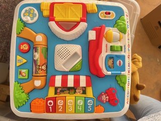 Juguetes Bebé 4 u.:mesa+perro activ,puzzle,peluche